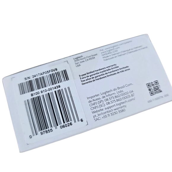 🖱 Logitech B100 Full-Size Corded Mouse – Brand New in Sealed Box - Picture 2 of 4